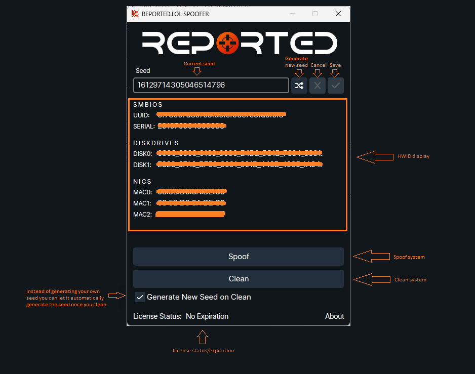 visual guide to the seeding system